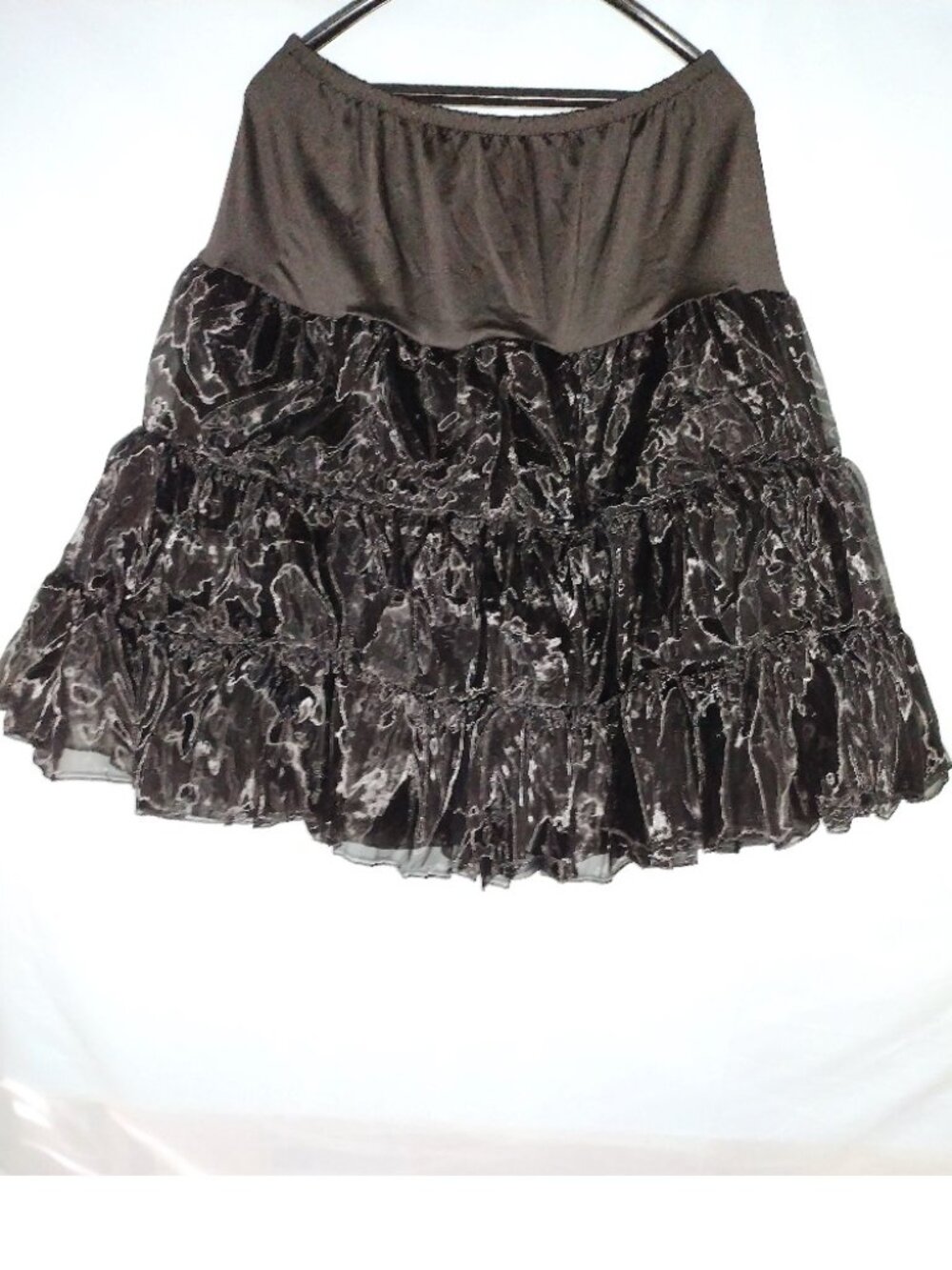 NWOT Petticoat Crinoline 50s Slip Black Ruffles XXL/XXXL Party Dance Costume